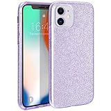 Funda de lujo muy llamativa con purpurina y brillo diseñada para el teléfono IPhone 11