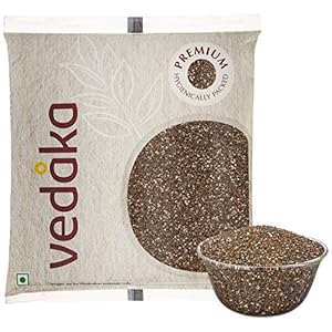 Amazon Brand – Vedaka Premium Raw Chia Seeds, 100g