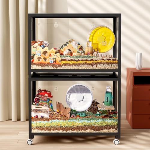 BUCATSTATE Cage 2.0 Universal Wheel & Stacking Accessories, Cages 2.0 Accessories That Support Moving and Stacking (for Cage 2.0, Black) — view 5