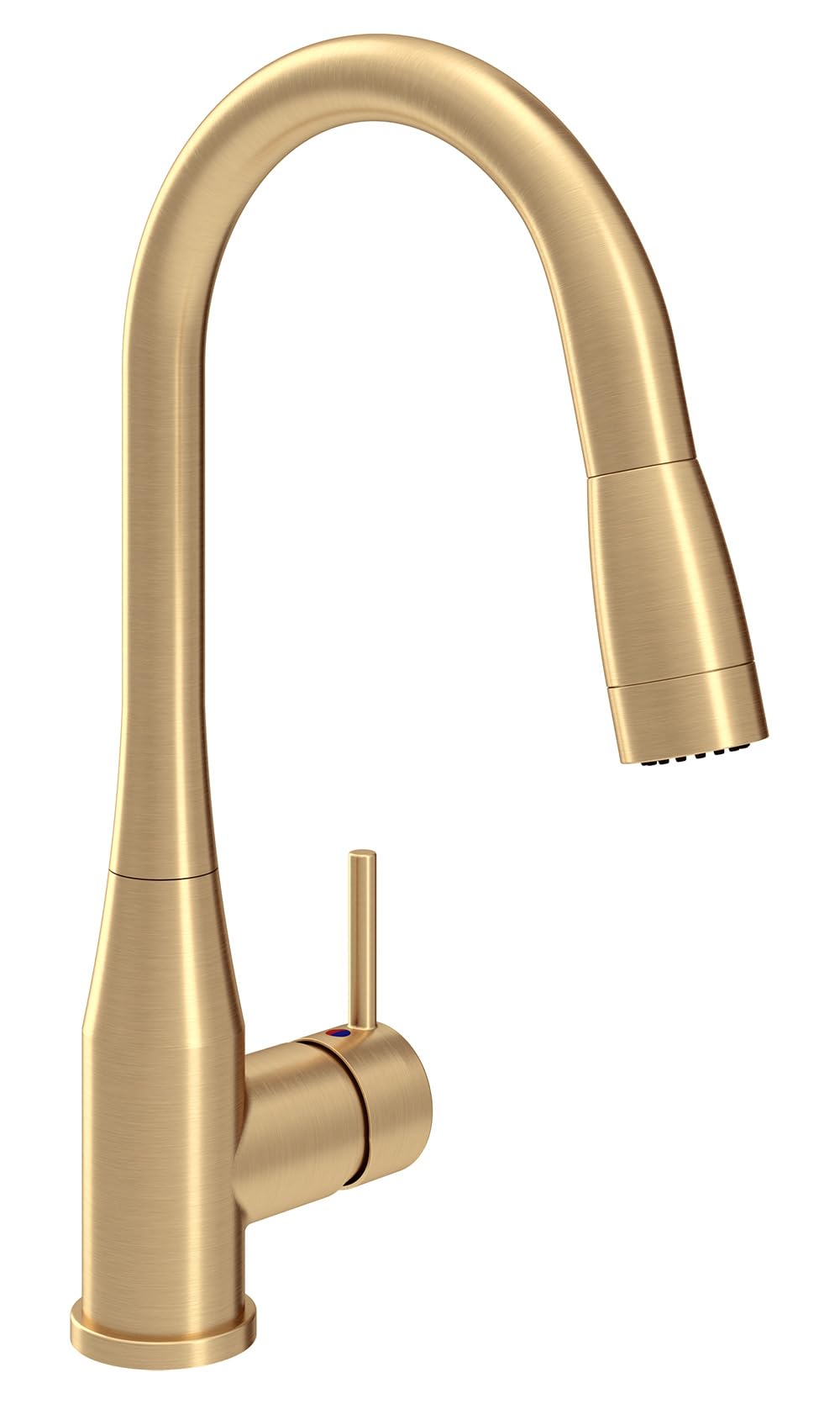 Symmons Sereno Single-Handle Pull-Down Sprayer Kitchen Faucet in Brushed Bronze SK2302BBZPD, Large