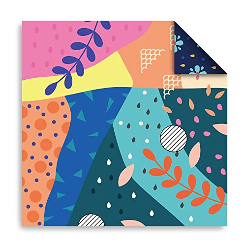 Origami Paper 6X6 Double Sided 50 Sheets 10 Colors Origami Kit Japanese Chiyo Square Craft Kits Easy Fold Arts Crafts Diy Handwork Beginner Mild Fresh #TOP7