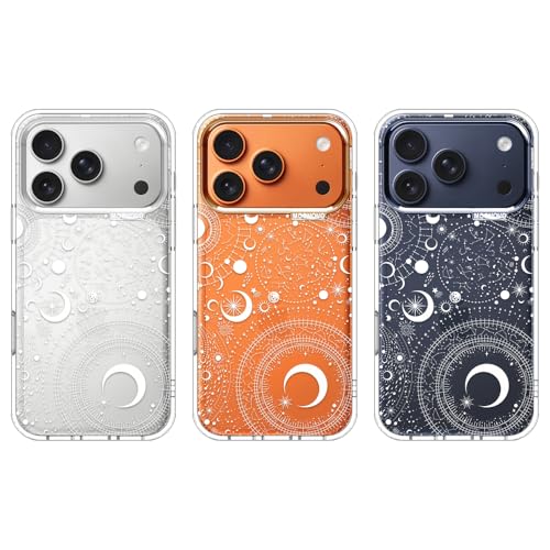 MOSNOVO for iPhone 17 Pro Case | Military Grade 6.6ft Drop Tested | Camera Control | Clear with Constellation Design by MOSNOVO - Used condition - Image 3