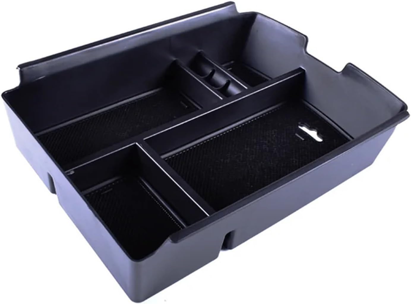 Center Console Organizer Tray Compatible Atlas Accessories 2018 2019 2020 2021 2022 2023 Armrest Storage Glove Box(Black Logo)
