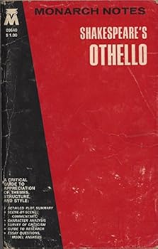 Paperback Review notes and study guide to Shakespeare's Othello (Monarch notes and study guides) Book