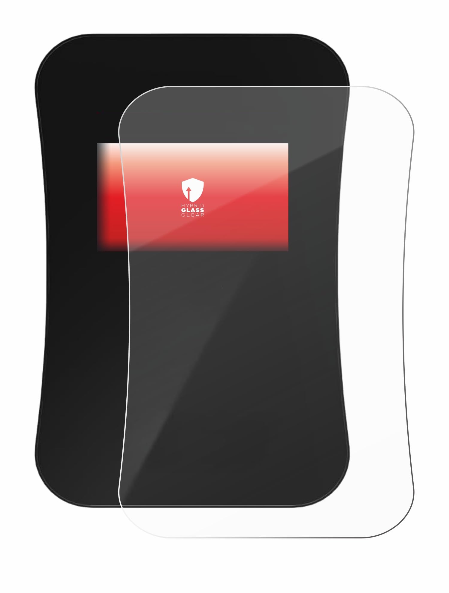 upscreen Lámina Cristales para DaheimLaden Touch Pro | , Transparente Protección Pantalla Made in Germany, 9H Dureza Hybrid Tempered Glass