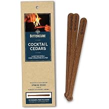 Bittercube Cocktail Cedars, Spanish Cedar Smoking Sticks, 10 Pack
