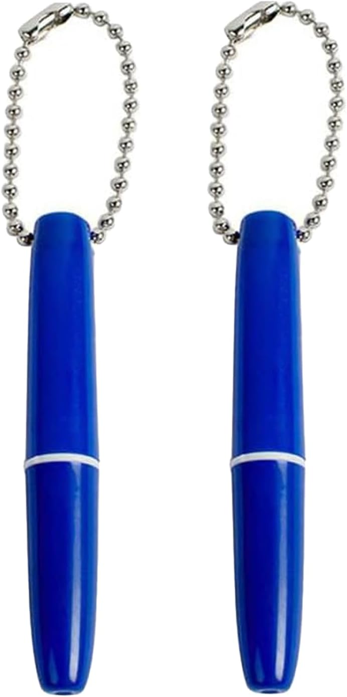 2PCS Reusable Dental Picks Kit Portable Teeth Stain Plaque Remover with Keychain with Keychain Tooth Erasers Tartar Eraser Tool Set for Travel, Pets & Oral Hygiene, Blue and White(Pack of 2)