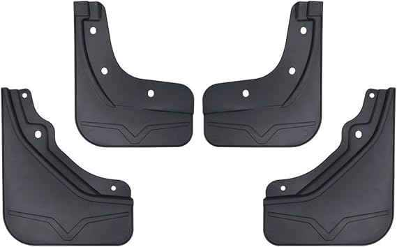 Mud Flaps Vinfast Limogreen 2025-2026, for PP+TPE Guards Liners, Black 4-Pack, 23x18.7cm