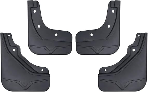 Mud Flaps Vinfast Limogreen 2025-2026, for PP+TPE Guards Liners, Black 4-Pack, 23x18.7cm