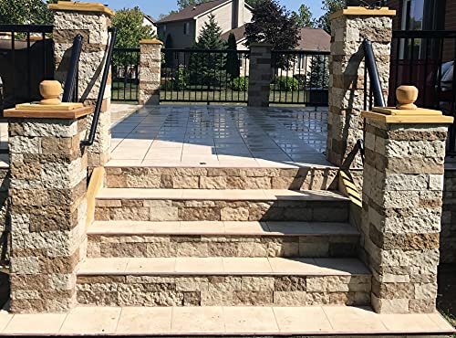 AirStone Primary Wall Stones: Autumn Mountain Color Blend, Manufactured Stone Wall Covering, Indoor & Outdoor Home Décor