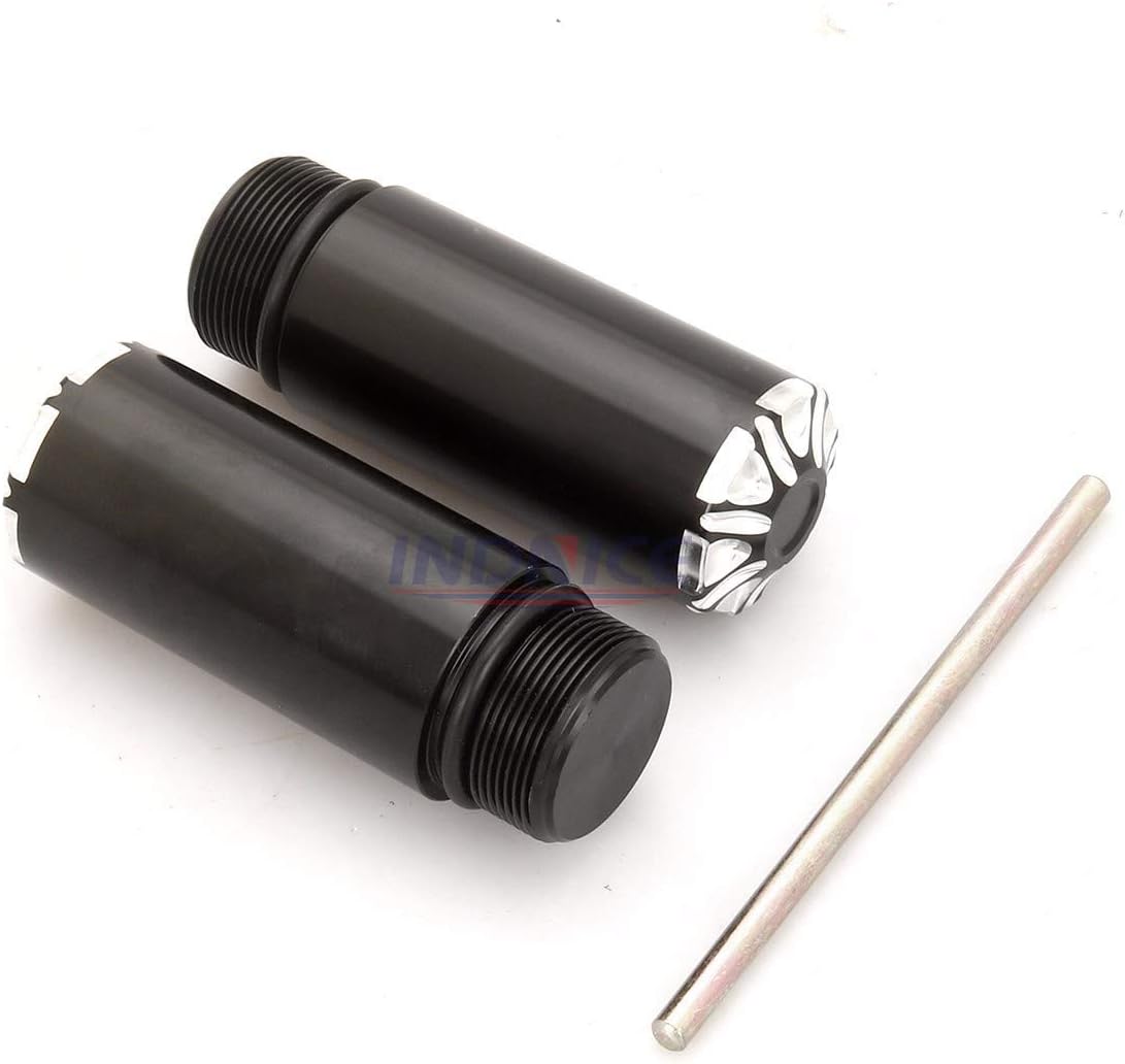 39mm Fork Tube 3 inch Extensions For harley Sportster XL 883 1200 CNC cut Fork Tube For harley 883 xl1200