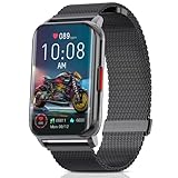 🎁【Compatibilidad y larga duración de la batería】El reloj para exteriores para mujer es compatible con teléfonos con iOS 10/Android 5.0/BLE4.0 y superior. Reloj deportivo para mujeres fitness con 200 mAh incorporado, el reloj para mujeres se puede usar durante 5 a 7 días después de solo 2 horas de carga, 15 días en espera. Además, el reloj de salud es fácil de usar y muy delgado, por lo que es la elección perfecta para los entusiastas del fitness.