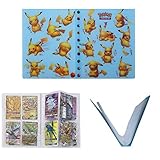 【Hohe Qualität】: Pokemon karten album für Karten besteht aus hochwertigem PP-Material und ist nicht leicht zu brechen. Lange Haltbarkeit garantiert Langlebigkeit. Neue hohe Qualität, beste Geschenk für Freunde und Kinder.