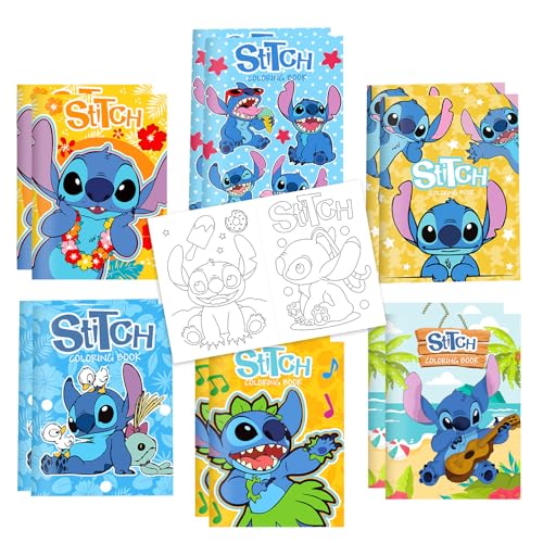 12 Pcs Cute Coloring Book Cartoon Adult Coloring Books DIY Graffiti Activity The Perfect Choice for Party Engagement
