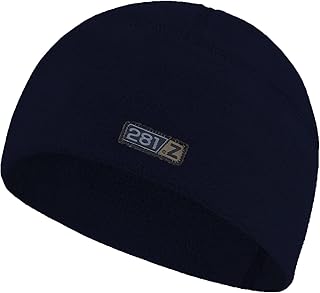 281Z Polartec Fleece Winter Warmth Skull Cap - Military Tactical Hiking Outdoor Sport - Watch Cap Beanie Hat (Navy Blue)
