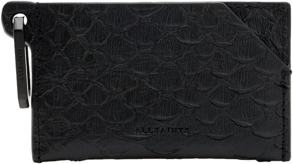 AllSaints HEX SNAKE CARDHOLDER Black