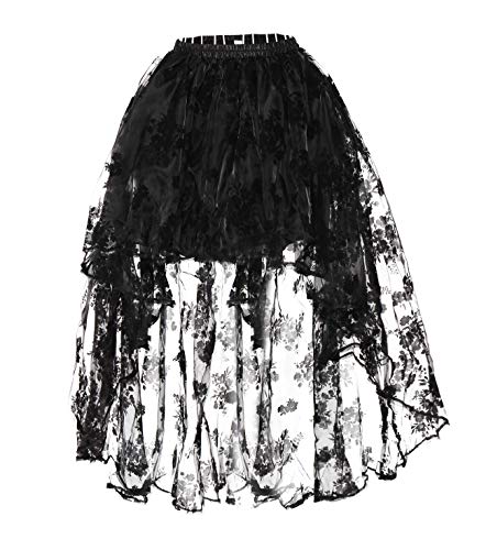 MISS MOLY Steampunk Gothic korsetjurk zwart retro korset rechte stijl corsage dames kostuum jurk Halloween cosplay - Image 4