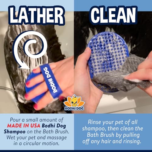 image for Bodhi Dog Shampoo Brush - Pet Grooming & Bath Supplies for Dogs and Ca