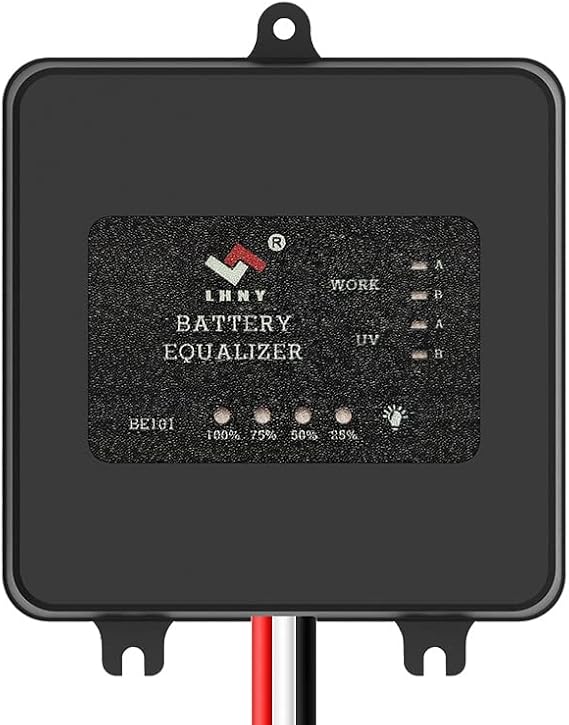 Battery Equalizer 24V for Lead Acid Battery Bank - Battery Voltage Balancer, Gel Flood AGM Lithium Battery Balancer, Extend Battery Life