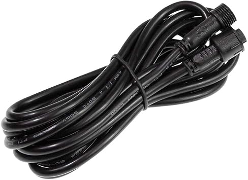4-Pin 1M LED Connector Cable Waterproof Outdoor Landscape Light | 1M 4-Pin Extension Cable with Male & Female ConnectorsDirect Light-to-Light Extension for Deck Lights