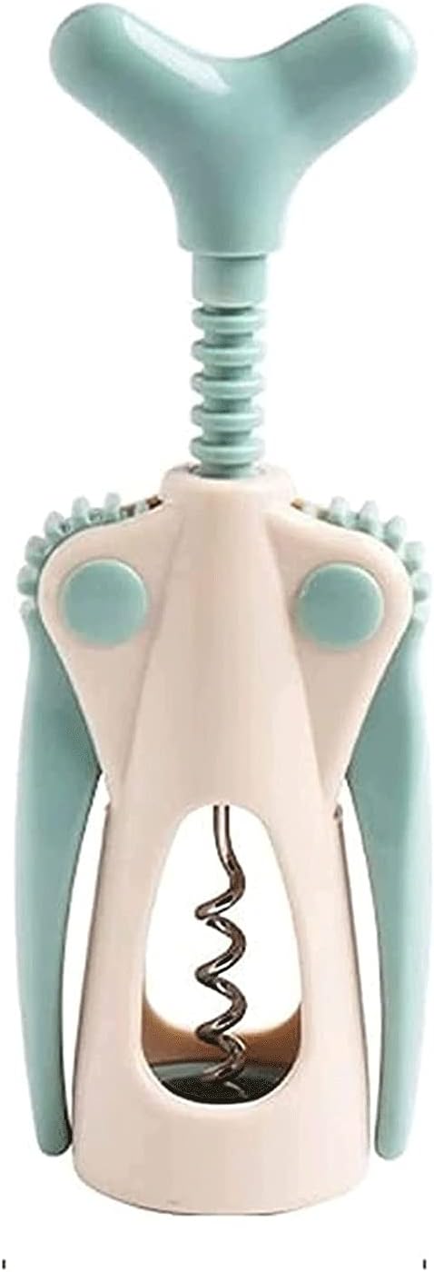 Wine Opener,Wing Corkscrew,with Multifunctional Bottles Opener,Suitable for Wine Lovers As A Gift Home Kitchen Party Bar Wedding (Color : A) (A)