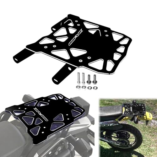 DR650 Rear Rack Compatible with 1996-2026 DR650SE & 2015-2026 DR650S, Motorcycle Luggage Rack Cargo Rack (Black)