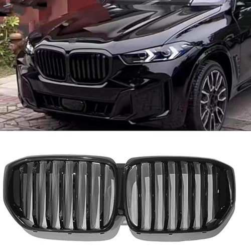 Calandre Avant Noire à Lamelles Unique pour Finition BMW X5 G05 LCI - 2