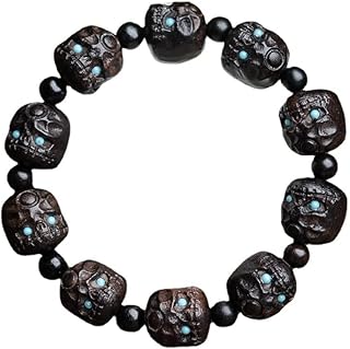 é˜¿å‘†é»‘æª€æœ¨é›•åˆ»æ‰‹ä¸²1.5Ã—10é¢— è£…é¥°å¿µç æ‰‹é“¾ç”·å¥³å¼æ–‡çŽ©(1.5Ã—10é¢—)