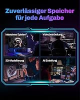 BIWIN Black Opal X570 Gen5 Gaming SSD 1TB - bis zu 14000 MB/s Lesen - M.2 2280 NVMe PCIe 5.0 mit 3D TLC NAND - Professionelle Interne Festplatte für Laptop & Desktop – Ansicht 8