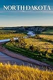 North Dakota: 6x9 inch lined North Dakota notebook, 100 pages, includes facts about North Dakota, a perfect North Dakota gift.
