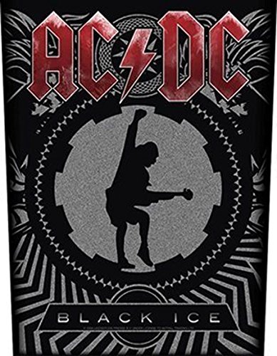 AC/DC Plaque vivigade emblem Black Ice 28 x 36 CM