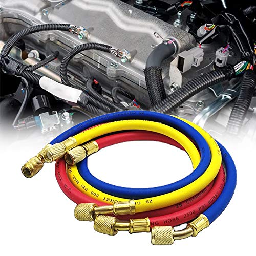 Tubo de refrigerante Entweg, 3 peças de mangueiras SAE de 1/4 polegada (1/4 polegada), tubo de refri