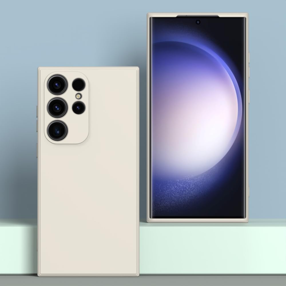 for Samsung Galaxy S25 Ultra Case White, Scratch Resistant with Soft Touch, Slim Thin Phone Cover for Samsung Galaxy S25 Ultra - Image 2