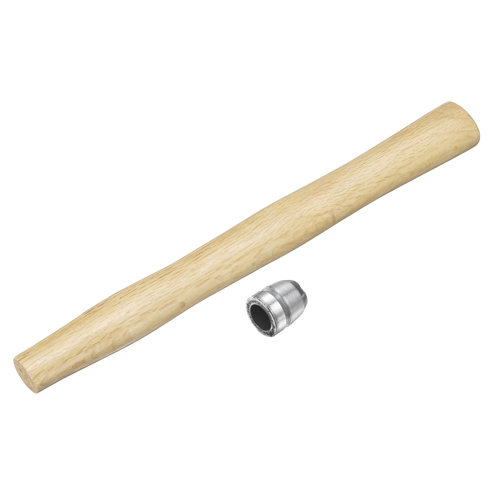 sourcing map Wood Sledge Hammer Handle 12" Hammer Wooden Replacement Handles with Round Wedges for 1lb Round Octagonal Head Decking Framing Carpentry Construction DIY Sledge Axe Tools