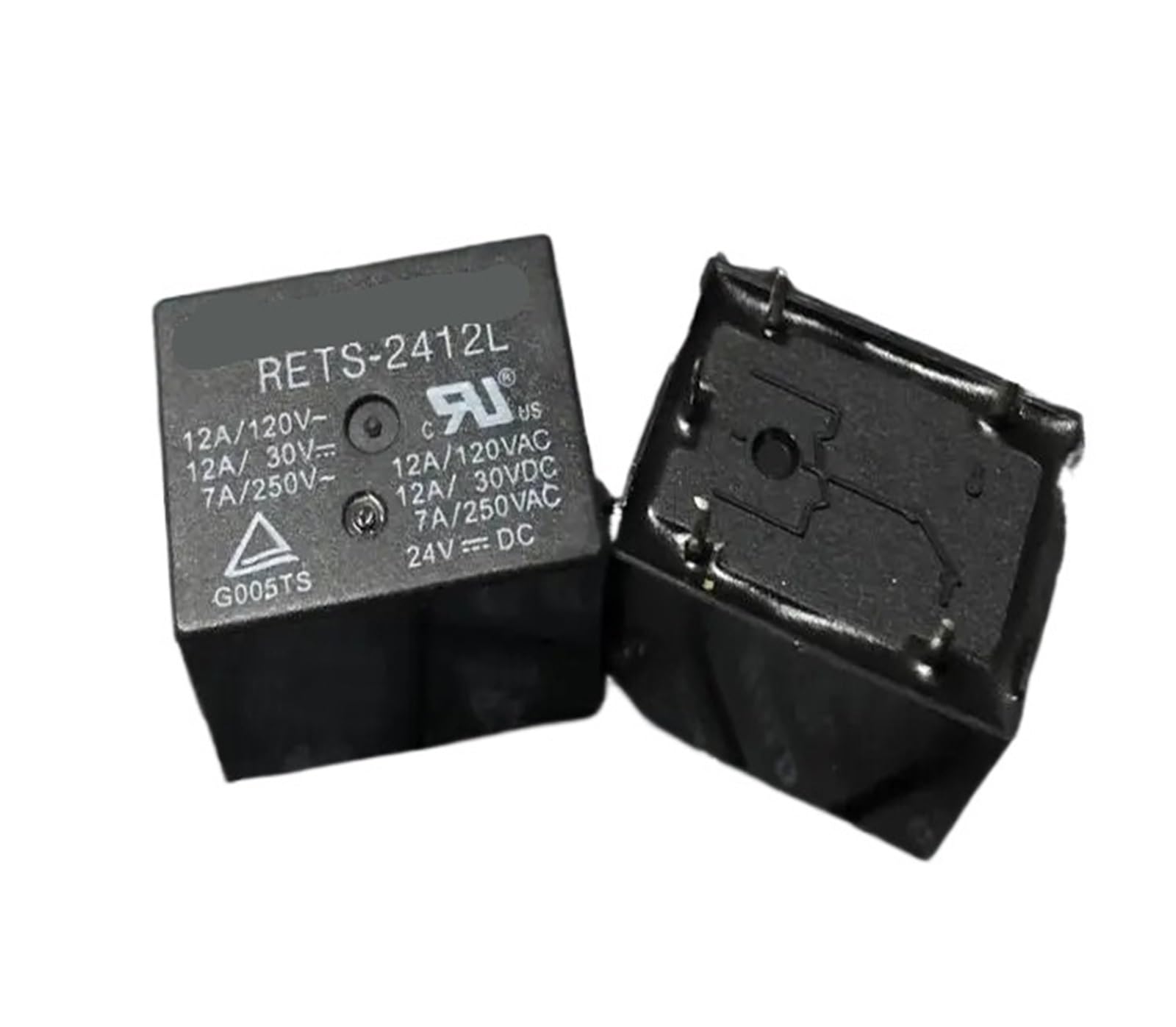 Relé de 5 pines RETS-2412L con conmutación precisa de 24V 2