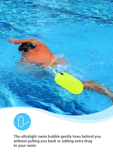 Image of Swim Buoy - Enhanced Visibility Swim Belt with Lightweight Design and Dry Bag Compartment