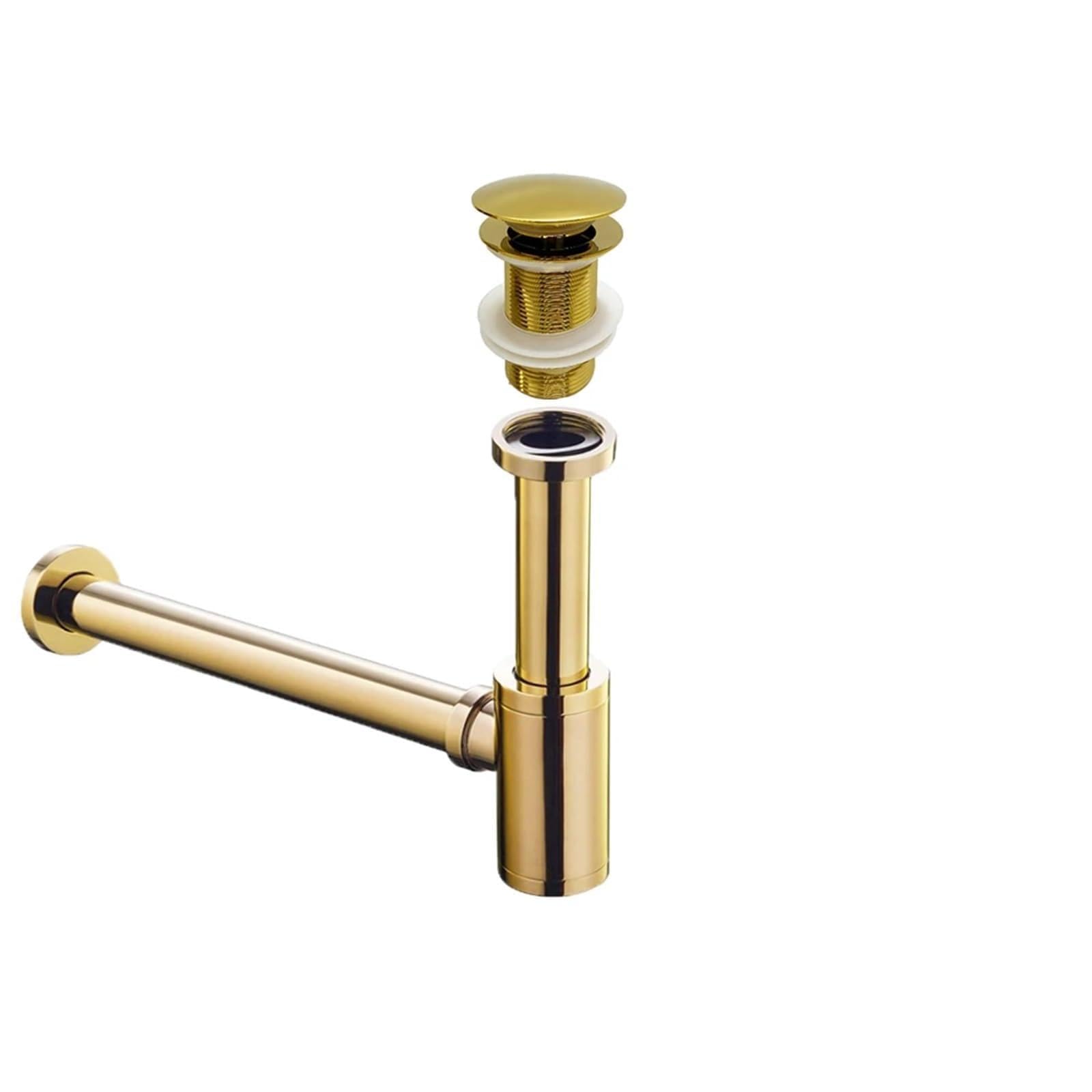 1pcs Basin Bottle Trap Drain Set Hose Bathroom Sink Pop Up Filter Stopper Custom Made Washbasin Siphon Hose