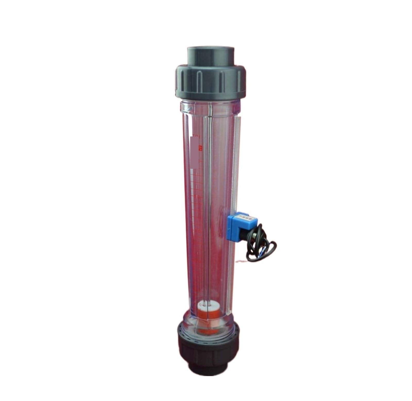 Rotámetro de Agua for tubería de plástico, LZS-32A, con Interruptor de Alarma de Flujo y límite Inferior(1-10 m3PH)