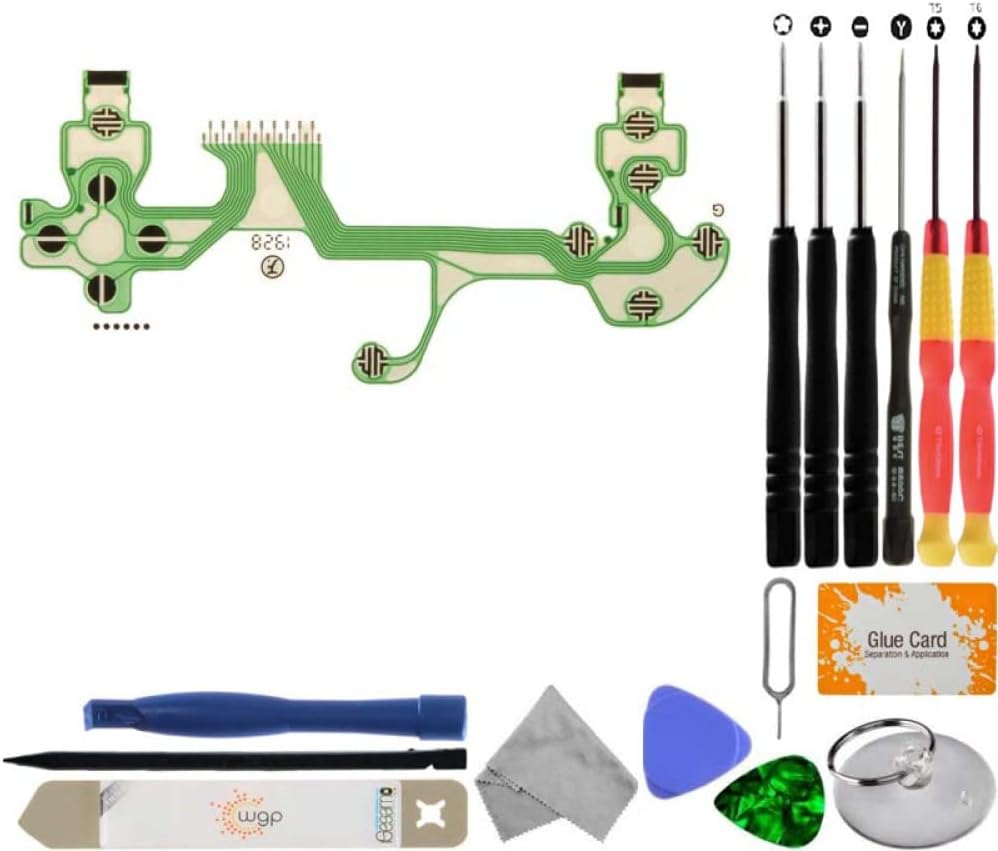 Conductive Button Membrane for Sony DualShock 4 (JDM-050) with Tool Kit