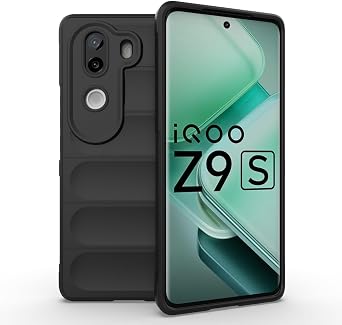 Compatible with Vivo IQOO Z9s 5G Case Cover,Compatible with Vivo V40e 5G TPU Soft Silicone Cell Phone Protective Case Black