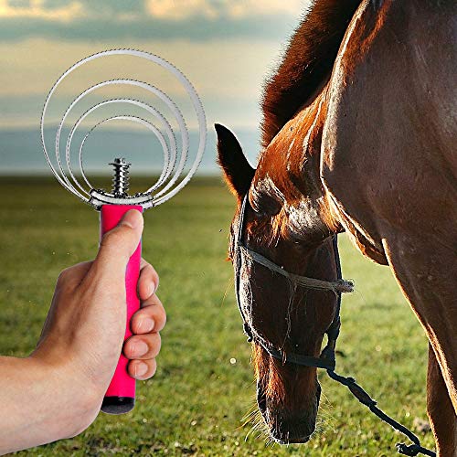 Pente curry de aço inoxidável reversível com toque macio para os dois vencedores