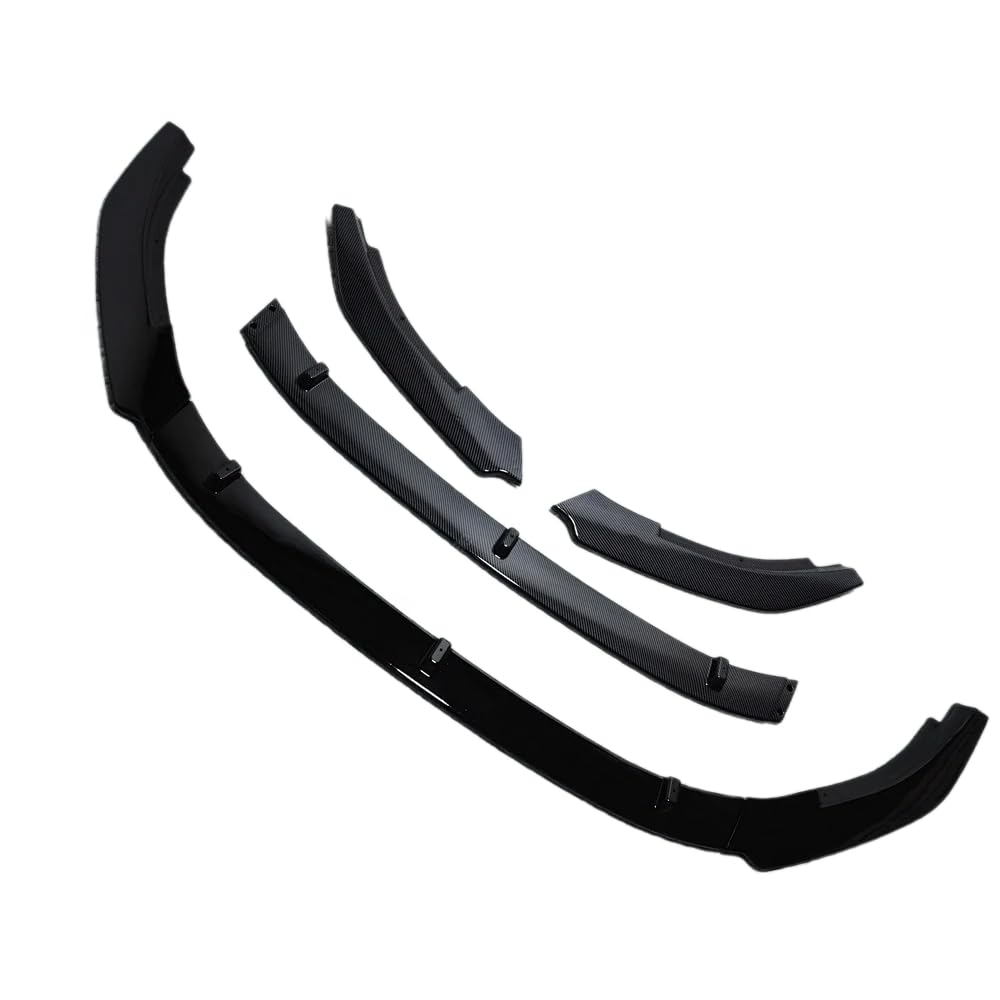 [GOOD SPOILER] Spoiler Delantero para Volkswagen Golf MK6 GTD,GTI,R (2008-2012) (Negro Brillante)