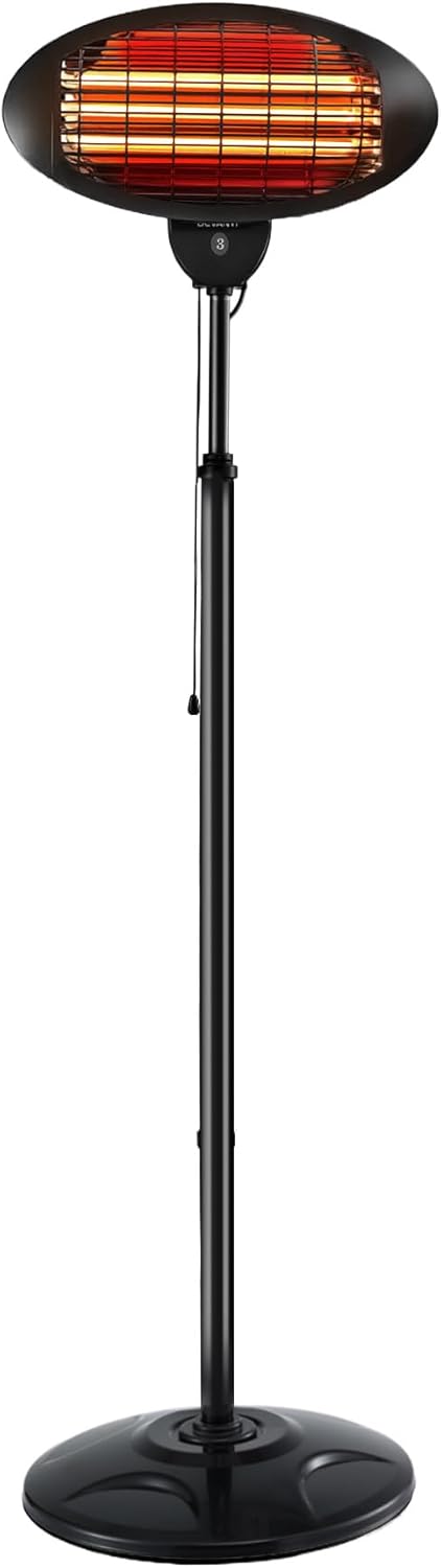 2000W Electric Portable Patio Strip Heater