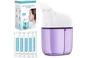 Nasal Irrigation System with 30 Saline Relief Packets - SineOff Sinus Relief