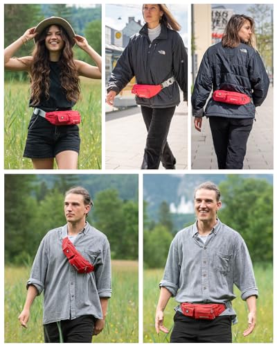 image for WATERFLY Fanny Pack for Women Men Water Resistant Small Waist Pouch Sl