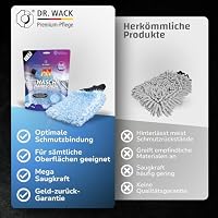 Dr. Wack - A1 Waschhandschuh Auto - Premium Mikrofaser - Ultra-Soft & extrem saugstark - beidseitig Hochflor für eine kratzfreie Autoreinigung - langlebig & umweltfreundlich - Hochwertige Autopflege – Ansicht 6