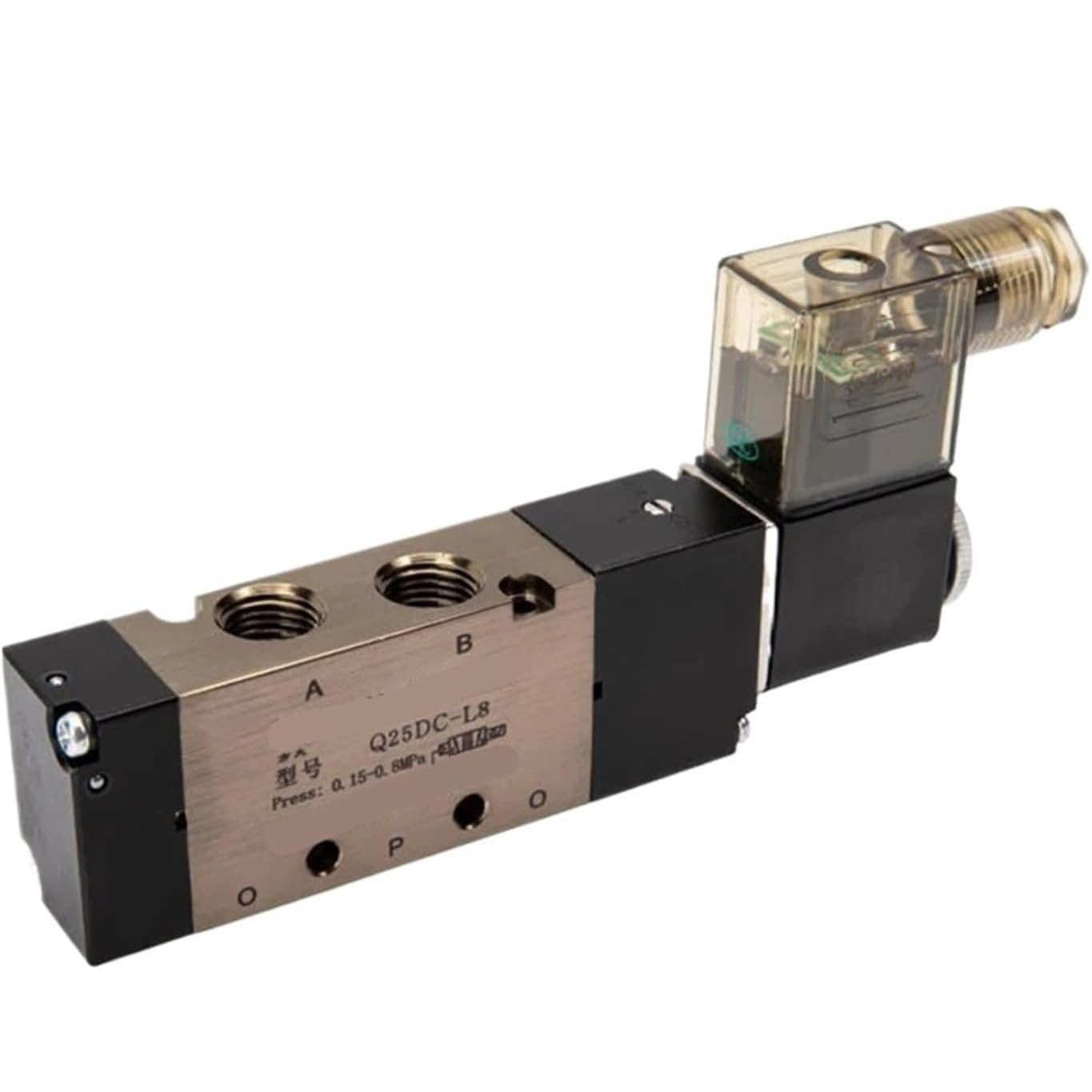 Électrovanne directionnelle pneumatique Q25DC-L15 pour piloter un vérin