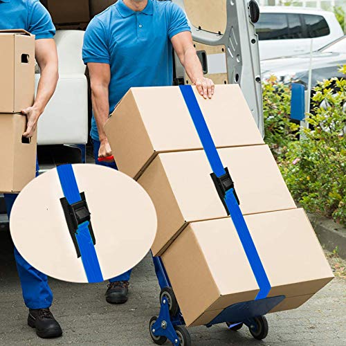 Tie Down Straps, 2 Pack Adjustable Lashing Straps Ratchet Straps Heavy Duty Ratchet Tie Down Straps Cargo Straps With Cam Buckle Suitable For Carrying Various Cargo Or Luggage (16 Feet, Blue) #TOP5