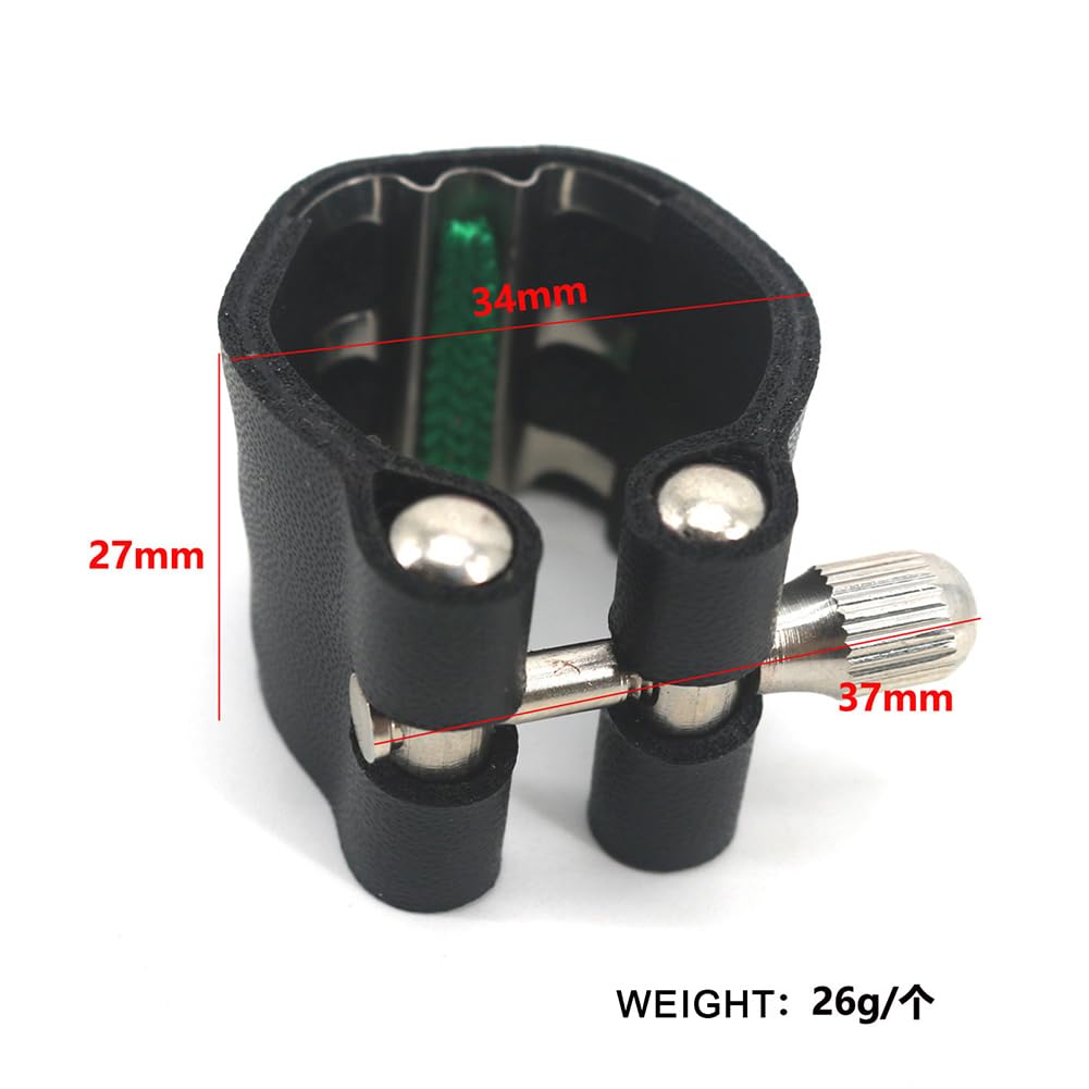 Alto Sax Bocchino Sax Legatura Chiusura Sostituzione Ecopelle Legatura Accessori di Ricambio