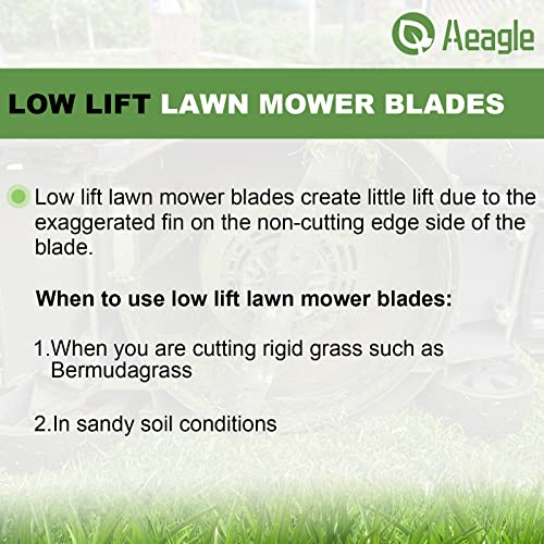 image for AEagle Low Lift Mulching Mower Blade for 942-05067 742-05067 for Cub C